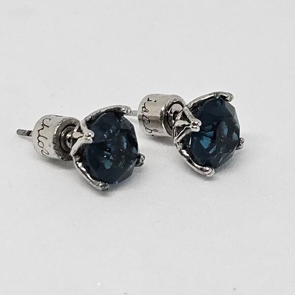 Chloe + Isabel Jewelry - Chloe + Isabel Round Birthstone Stud Earrings E118SAR Shiny Rhodium-Plated